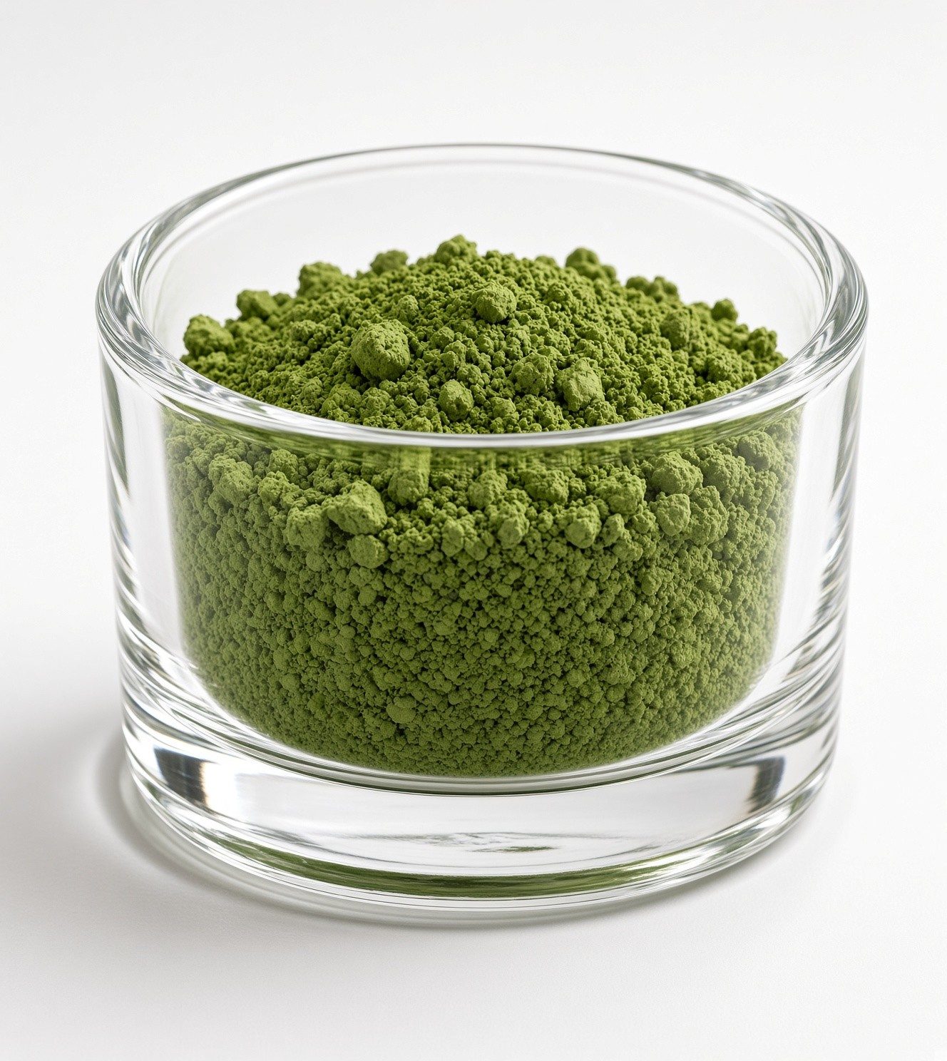 Powder close-up: colour and texture of this grade on white ceramic